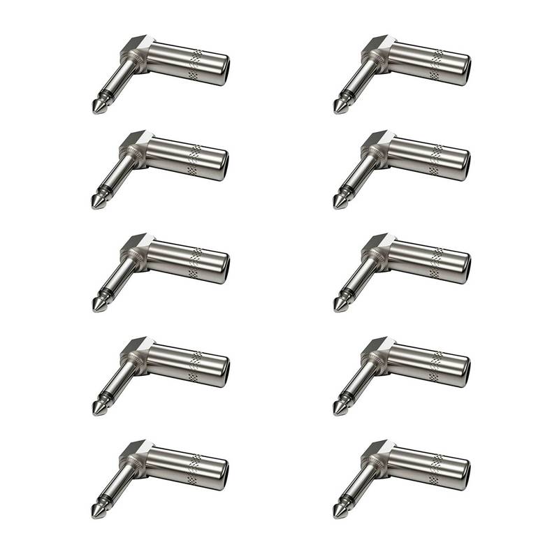 Conector P10 1/4 Ts Metal Cachimbo Wc 165 Wireconex 10 Unidades [F108]