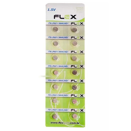Bateria Botão Lr621 Cartela Com 14 Unidades Flex [F108]