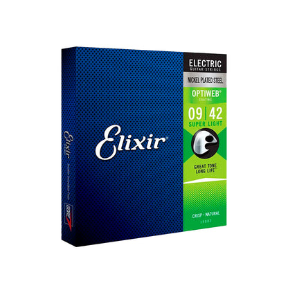Encordoamento 009 Super Light Guitarra Optiweb Elixir [F108]