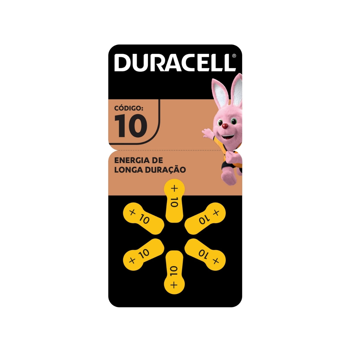 6 Baterias Auditivas 10 Duracell [F108]